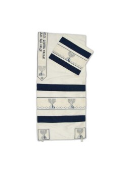 Rikmat Elimelech Menorah Tallit | Talit Rikmat Elimelech