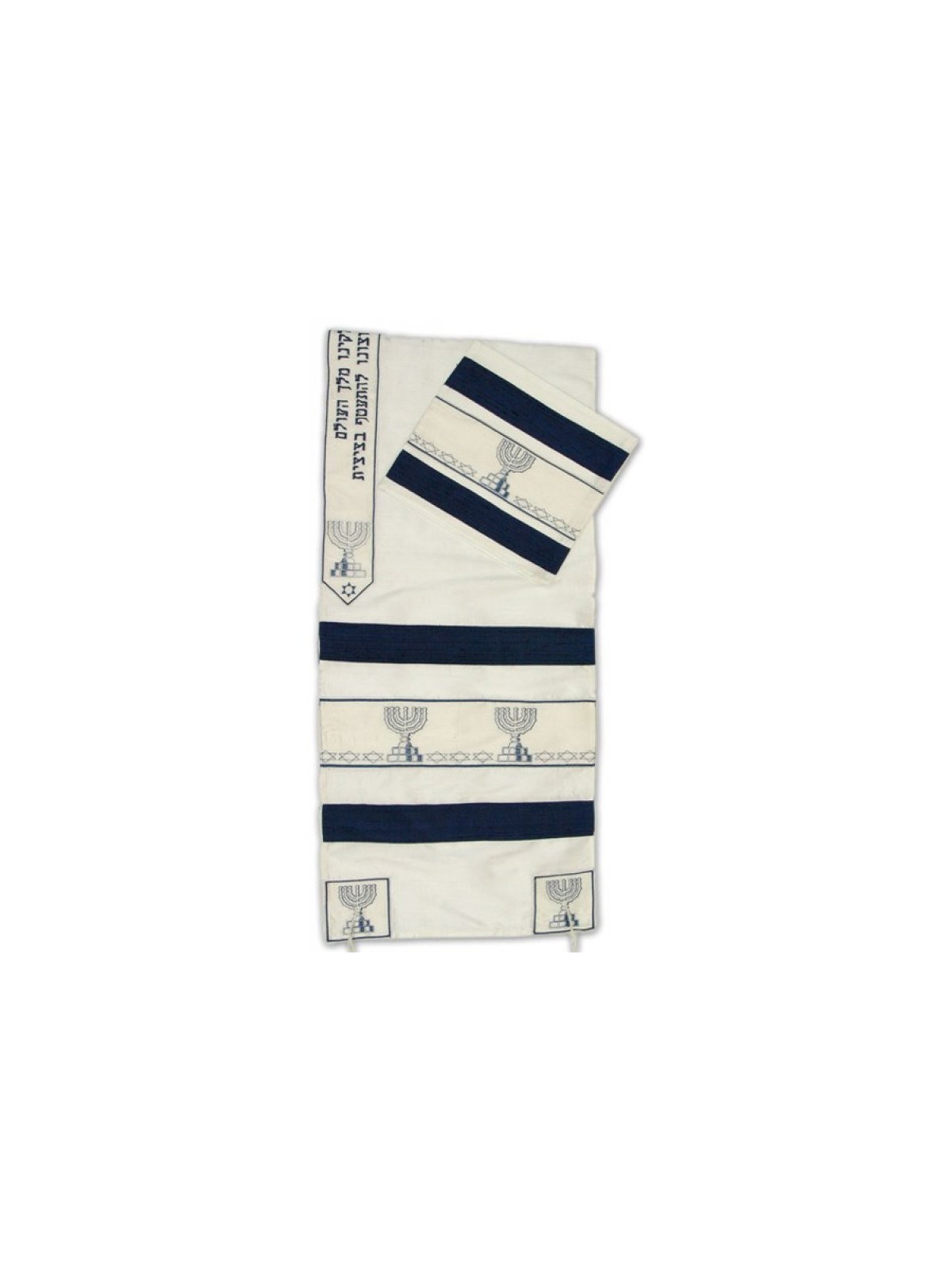 Rikmat Elimelech Menorah Tallit | Talit Rikmat Elimelech