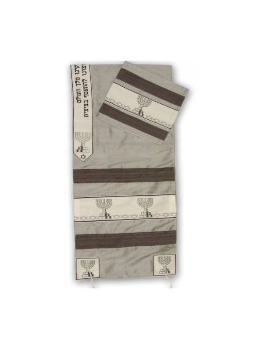 Rikmat Elimelech Menorah Tallit | Talit Rikmat Elimelech
