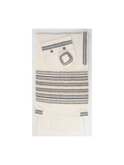 Weaving Creation Hand Woven Tallit Hod Ma... | Weaving Creation Tallit
