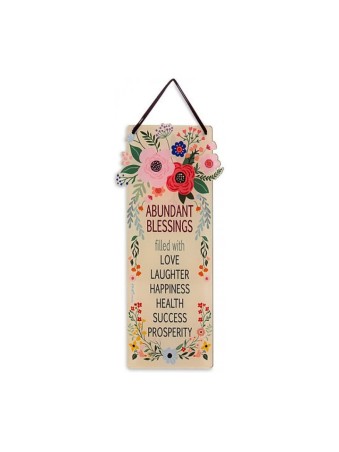 Dorit Judaica Lucite Tenture murale Anglais... | Tentures murales par Dorit