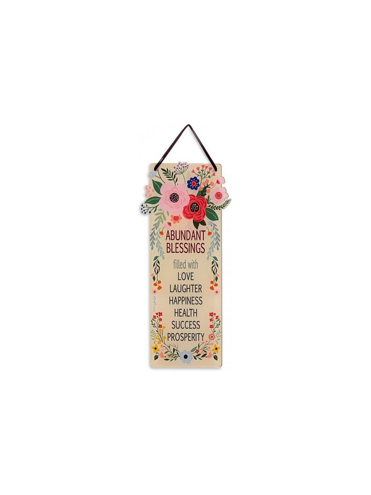 Dorit Judaica Lucite Tenture murale Anglais... | Tentures murales par Dorit