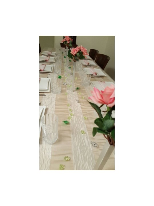 Vase magnétique en aluminium argenté | Décorations de table