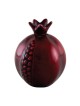 Grenade décorative en aluminium rouge marron | Cadeaux de Roch Hachana