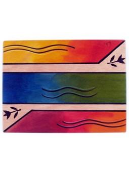 Set de table rectangulaire Ikat par Kakadu Art | Décorations de table