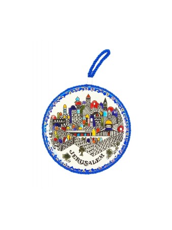Ceramic Wall Plaque With Armenian Art Jerusalem Im... | Misc Blessings