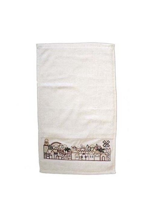Serviette à main en coton Netilat Yadayim de Yair Emanuel... | Serviettes Emanuel