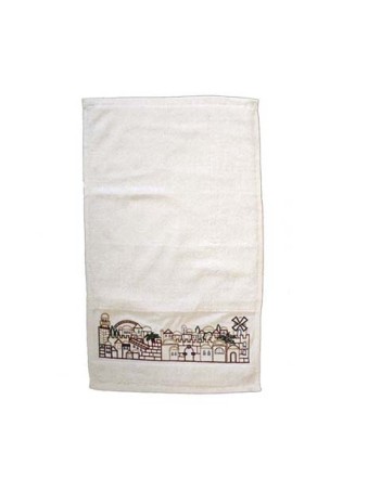 Serviette à main en coton Netilat Yadayim de Yair Emanuel... | Serviettes Emanuel