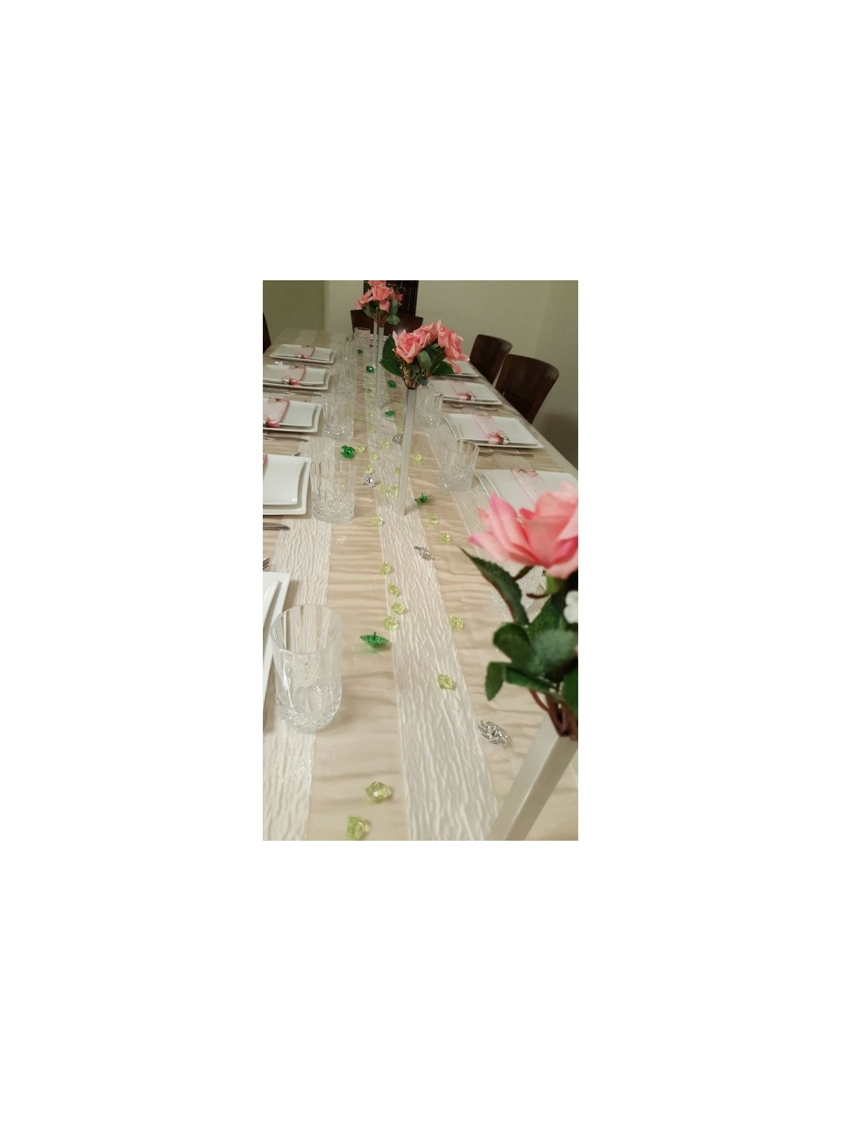 Vase magnétique en aluminium doré | Décorations de table