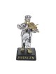 Figurine plaquée argent violoniste juif traditionnel | Figurines