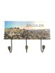Cintre de clé de paysage de Jérusalem | Porte-clés Judaica
