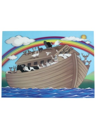 Noahs Ark 3 D Toile Murale Suspendue | Décorations de maison