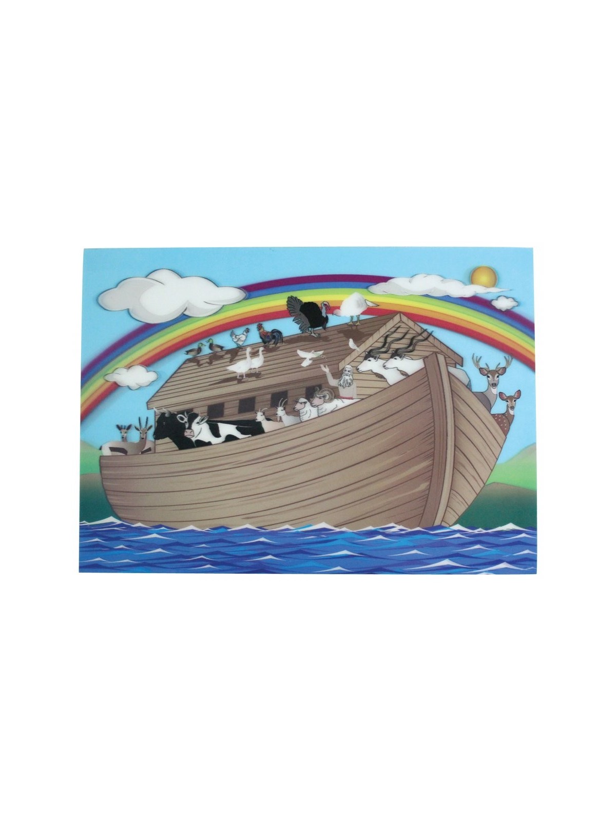 Noahs Ark 3 D Toile Murale Suspendue | Décorations de maison