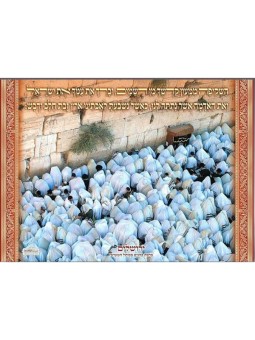 Affiche murale colorée plastifiée Birkat Kohanim à Western... | Affiches