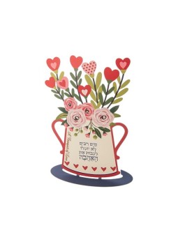 Pot de fleurs sur pied Dorit Judaica en rose A... | Décorations de table