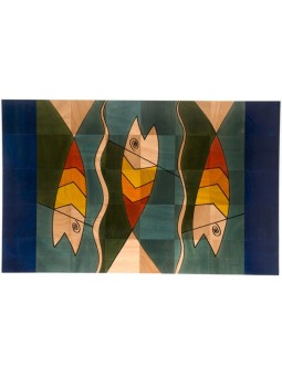 Tapis de sol Yinish Yangish par Kakadu Art | Décorations de maison
