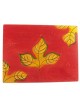 Set de table rectangulaire Feuilles rouges par Kakadu Art | Décorations de table
