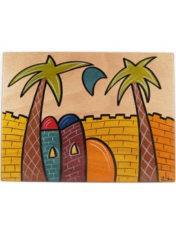 Placemat מלבני ירושלים מאת Kakadu Art | קישוטי שולחן