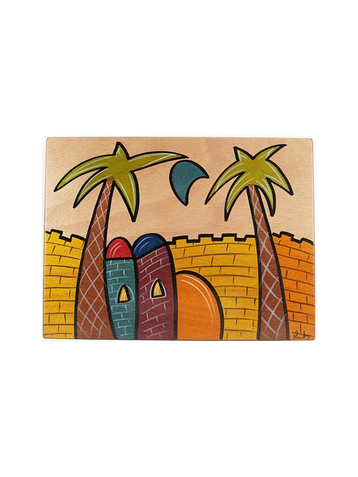 Set de table rectangulaire Jérusalem par Kakadu Art | Décorations de table