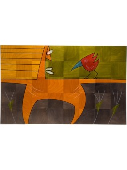 תנוחת מחצלת רצפה מאת Kakadu Art | קישוטים לבית