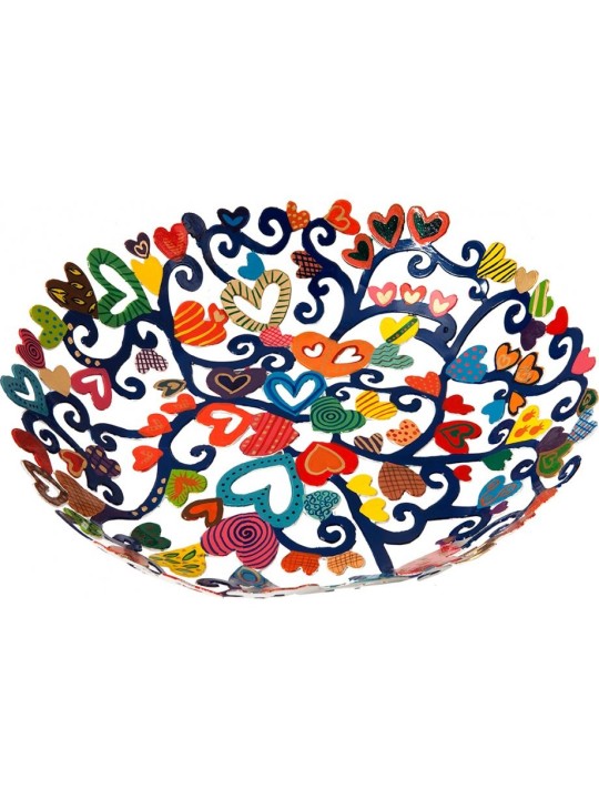 Yair Emanuel Laser Cut Hand Painted Colorful Bo... | Table Decorations