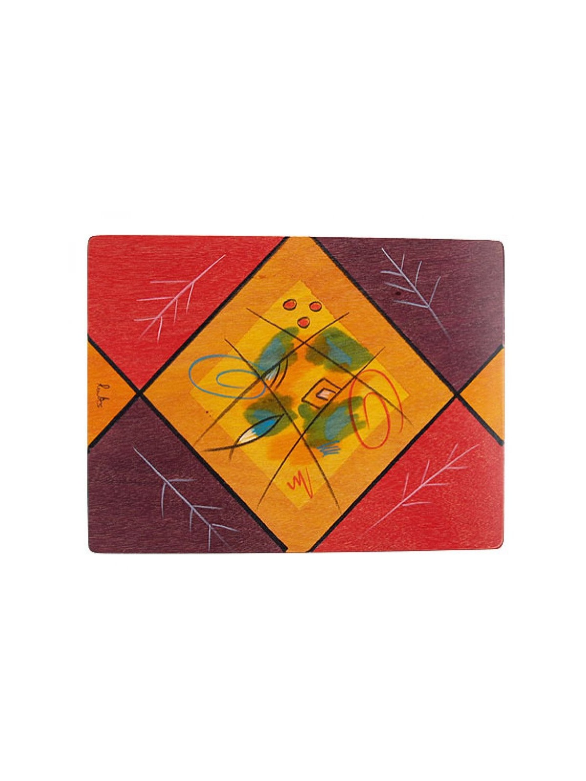 Set de table rectangulaire Dream Field par Kakadu Art | Décorations de table