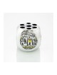 Pen Holder Silver Plated with Gold Accents Jeru... | Table Decorations