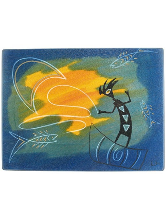 Fisherman design Wood Place Mat by Kakadu | Table Decorations