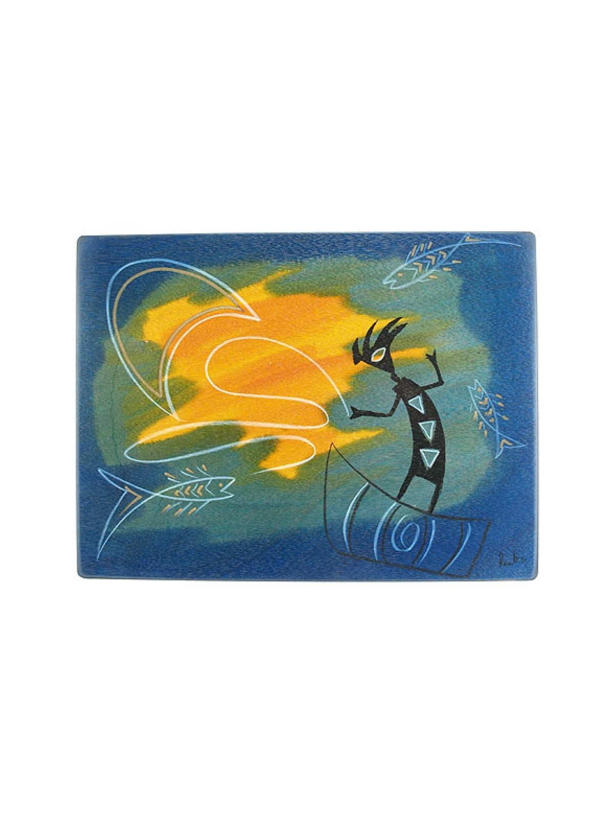 דייג בעיצוב Wood Place Mat מאת Kakadu | קישוטי שולחן