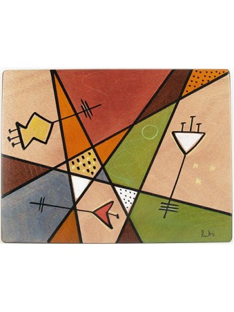 Placemat מלבני אדמה מאת Kakadu Art | קישוטי שולחן