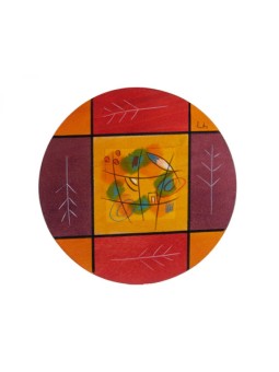 שדה חלומות לפלייסמטה עגול מאת Kakadu Art | קישוטי שולחן