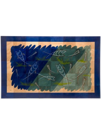 Floor Mat Baraka by Kakadu Art | House Decorations