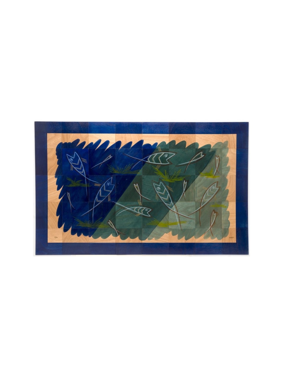 מחצלת רצפה בארקה מאת Kakadu Art | קישוטים לבית