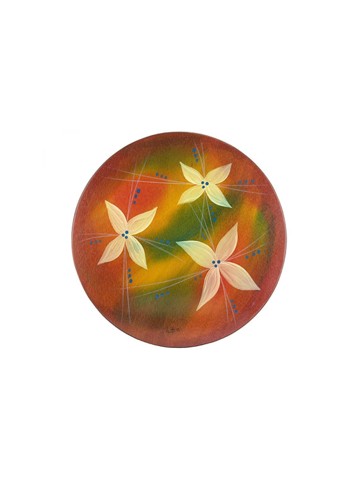 Placemat עגול Florali מאת Kakadu Art | קישוטי שולחן