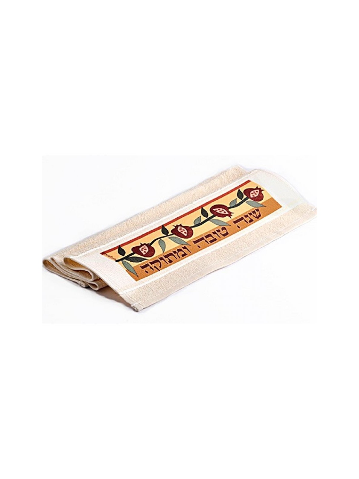 Dorit Judaica Rosh Hashanah Serviette à main Pomegr... | Cadeaux de Roch Hachana