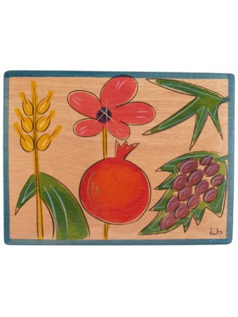 Placemat מלבני צמחים קדושים מאת Kakadu Art | קישוטי שולחן