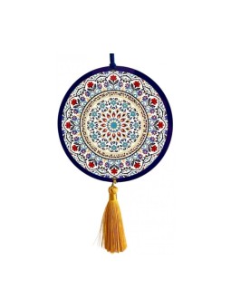 Plaque murale en bois Dorit Judaica avec pompon... | Tentures murales par Dorit