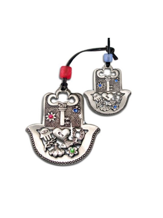 Porte-bonheur Hamsa 3 en stock | Hamsa en métal