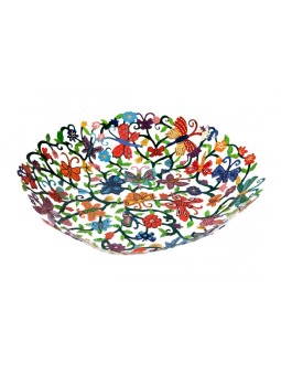 Yair Emanuel Laser Cut Hand Painted Colorful Bo... | Table Decorations