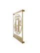 Dorit Judaica Gold Wall Plaque Temple I... | Floating Letters by Dorit