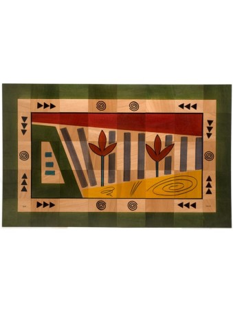Floor Mat Sun Stems by Kakadu Art | House Decorations