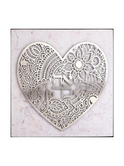 Dorit Judaica Stainless Steel Wall Plaq... | Floating Letters by Dorit