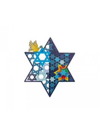 Dorit Judaica Wall Art Medium Size Star of... | Wall Hangings by Dorit