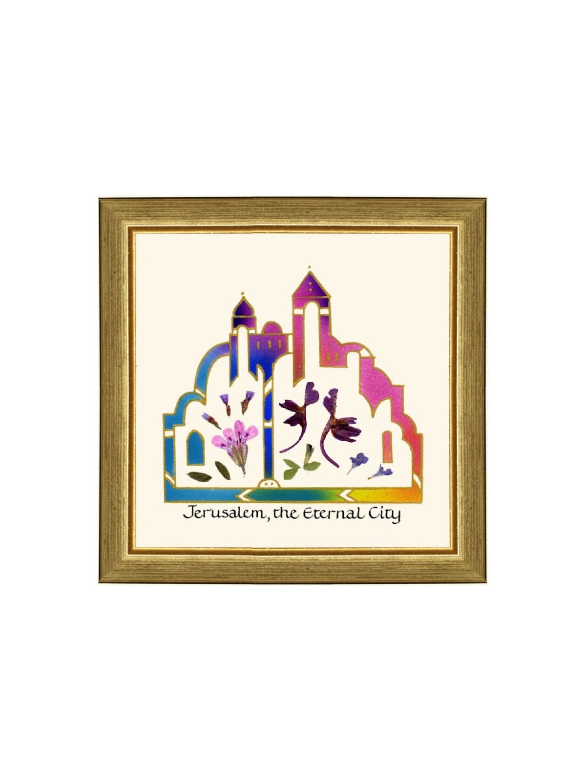 Dvora Black Hand Finished Print Si j’oublie... | Cadeaux de mariage juif