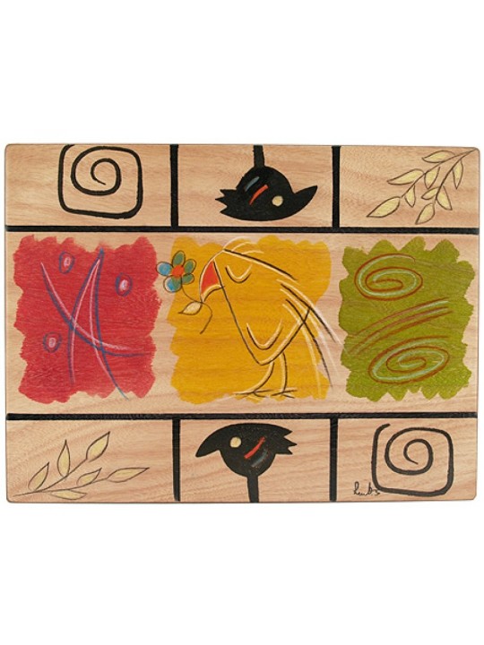 Palette d'artistes de sets de table rectangulaires par Kakadu Art | Décorations de table