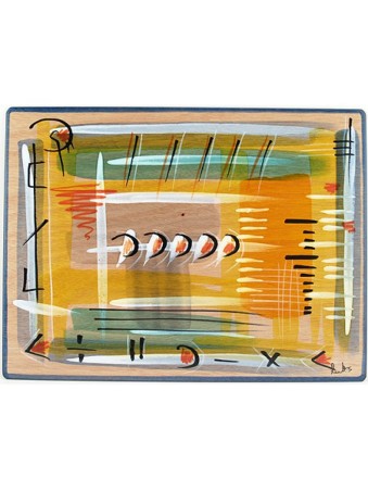 Napperon rectangulaire Pensées par Kakadu Art | Décorations de table