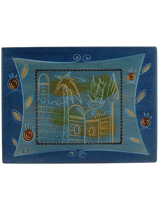 Placemat מלבני עיר הזהב מאת Kakadu Art | קישוטי שולחן