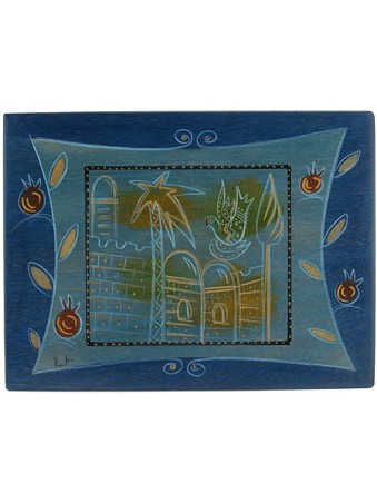 Rectangular Placemat Golden City by Kakadu Art | Table Decorations