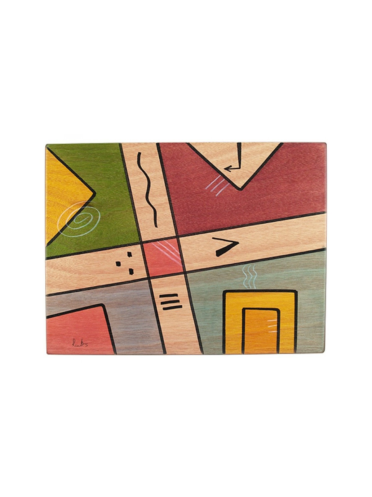 Napperon rectangulaire Mondo par Kakadu Art | Décorations de table