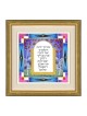 Dvora Black Aaronic Blessing Impression finie à la main Jeru... | Dvora Noir